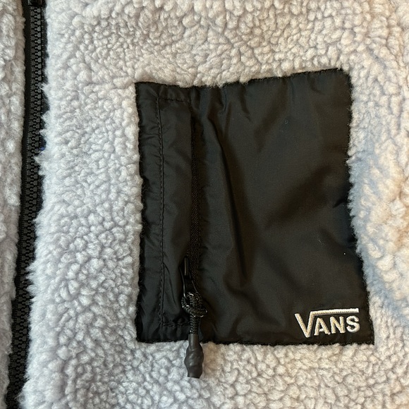 Vans Sherpa bomber jacket. Light violet. Like new. - Picture 4 of 5